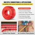 thumbnail image 6 of 1 Inch x 500 FT PEX-B Pipe - Flexible Non Oxygen Barrier Red PEX Tubing for Plumbing, Radiant Heating, RV Water Line & Sewer Hose - Durable PEX-B Pipe, 6 of 11