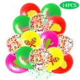 thumbnail image 2 of Set de globos de látex Fiesta, 14 unidades, 30 cm, decoración de fiesta mexicana, 2 of 2