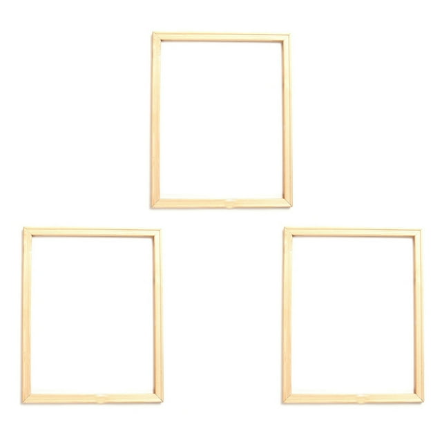 3X de Madera de 40X30cm Marcos de Fotos DIY Arte Adecuado para Pintura de Decoración del Hogar Pinturas de Dibujo de Diamantes Digitales
