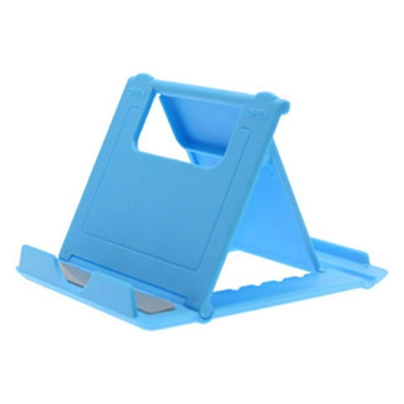 Creative lazy mobile phone tablet universal folding bracket Blue (with
