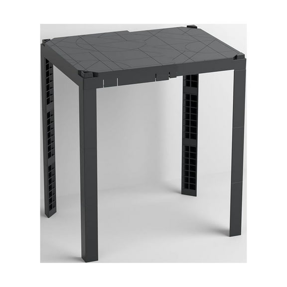 LL 2-Way Adjustable Locker Shelf, Locker Accessories, Grey, 8.375” to 13.75” W, 3 Varying Heights