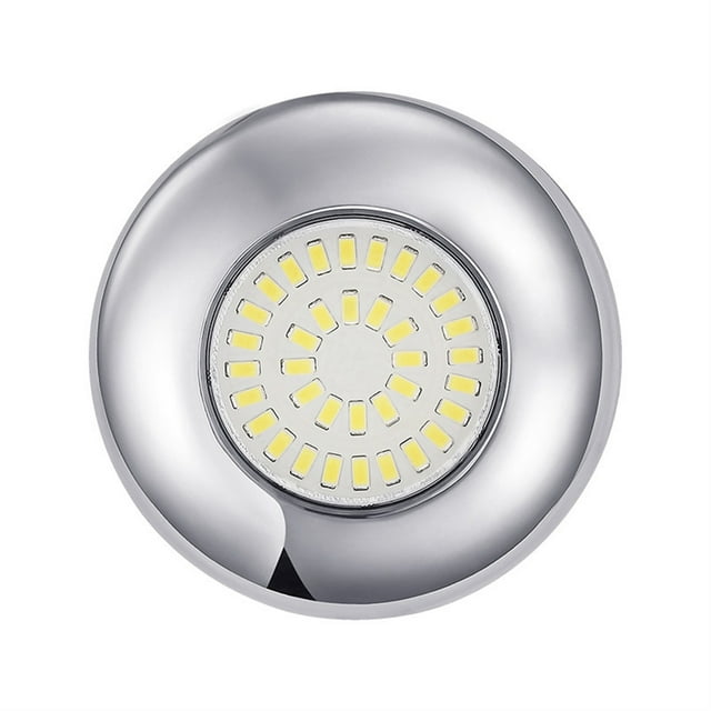 LED Colorful Underwater Lights 12V Stainless Steel Underwater Lights Acrylic Glass Swimming Pool Lights