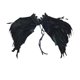 thumbnail image 1 of Capa de chal de plumas jinwen gótica para disfraz de Halloween Negro, 1 of 8