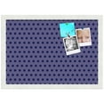 thumbnail image 2 of PinPix 20x14 Custom Cork Bulletin Board Dark Purple Dots Poster Board Has a Fabric Style Canvas Finish, Framed in Dark Purple Dots, by ArtToFrames (PinPix-401), 2 of 6