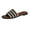 Black, variant on Women Flat Sandals Braided Leather Nude Summer Dressy Beach Vacation Fashion Evening Party Wedding Sandals Boho Square Toe Slip On Flats Slippe Black