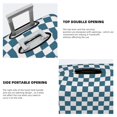 thumbnail image 4 of blue white checkered plaid Luggage Cover Anti Scratch, Elastic Suitcase Protector Suitcase Covers for Luggage Fits 18-32 Inch Luggage, 4 of 5