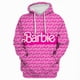 thumbnail image 3 of Sudadera con capucha de Barbie para niñas, informal, estilo Y2K, con dulzura, de otoño, con estampado de letras a la moda, suéter con capucha de manga larga, regalo para mujer, 3 of 5