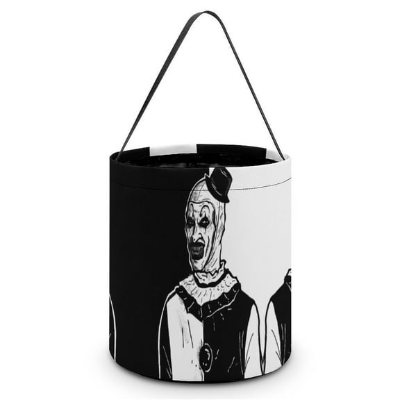Art The Clown Halloween Candy Bag, Trick Or Treat Bags - Light Candy Buckets & Tote Bags for Halloween Parties