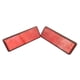 thumbnail image 3 of Accesorios para vehículos Reflectores rectangulares Tablero reflector de seguridad para motocicleta Rojo, 3 of 8