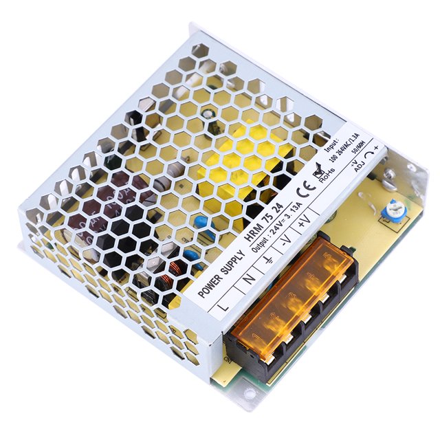 Convertidor de potencia para tira de luces LED ultradelgado para interiores, de 75 W, 100-264 V CA a 24 V CC