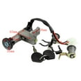 thumbnail image 4 of para interruptor de encendido, 4 clavijas, piezas de scooter chino automotriz, kit de montaje de repuesto, para ciclomotor Gy6 150Cc, 4 of 5