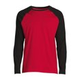 thumbnail image 5 of George Men's Crew Neck Long Sleeve Raglan Tee, 5 of 5
