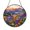 Stained Glass 5.9 Inch, variant on Bright Meadow Wildflower Suncatcher Acrylic Round Panel Present Glass
