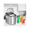 thumbnail image 4 of SARAHE Compact Nugget Ice Maker, Countertop Pebble Ice Machine, Stainless Steel, 4 of 5