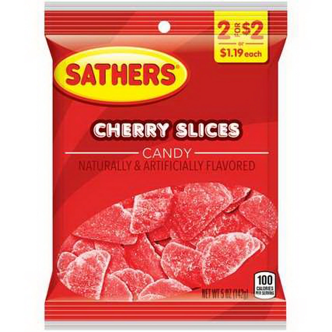(Price/CASE)Sathers 2/$2 Cherry Slices 12/5 Oz