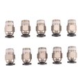 thumbnail image 2 of Pc4-M10 Male Straight Pneumatic Pefe Tube Push For -V6 Fitting Connector Bowden Extruder 3D Printer, 2 of 5
