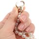 thumbnail image 2 of EeaseMX Cadena de bolso de doble fila Cadena de bolso delicado Cadenas Bolsa de hombro Correa Accesorios de reemplazo para niñas Mujeres (Perla, 120 cm), 2 of 7