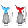 thumbnail image 2 of 600ml Orinal Pee Embudo Urinarios Incontinencia Botellas Unisex Inodoro Urgente (Rojo), 2 of 4