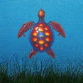 thumbnail image 6 of deevoka Hanging Sculpture Fence Home Decor Corridor Lake House Sea Turtle Wall Decor Style C, 6 of 9