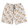 thumbnail image 5 of Goofa Corgi with Hearts Printed Mens Swim Trunks Summer Quick Dry Short Beach Swimwear Bathing Suits-XX-Large, 5 of 9