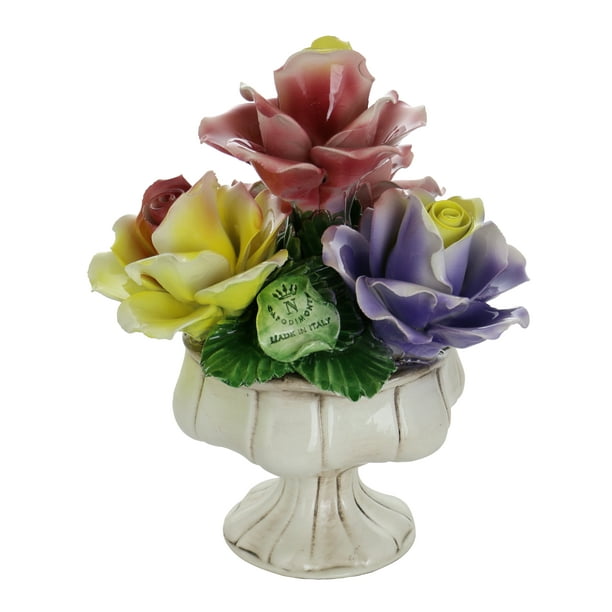 Authentic Handmade Italian Capodimonte Multicolor Roses On Pedestal Base Walmart Com Walmart Com Authentic Handmade Italian Capodimonte Multicolor Roses On Pedestal Base Walmart Com Walmart Com