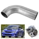 thumbnail image 4 of Exhaust Bend Pipe Elbow Pipe Fitting Exhaust Elbow Replacement 2.5in Turbocharger Down Pipe 90 Degree Stainless Steel Exhaust Bend Pipe For T3/T4 5-Bolts Turbo Flange ANGGREK No, 4 of 7