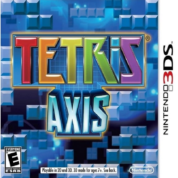 Restored Tetris Axis (Nintendo 3DS, 2011) Puzzle Game (Refurbished)