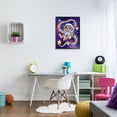 thumbnail image 3 of Stupell Industries Sloth in Outer Space Animals & Insects Painting Black Framed Art Print Wall Art, 24 x 30, 3 of 9