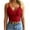 Red, variant on Sleeveless Lace Crochet Women Slim Spaghetti Strap Sexy V-neck Lace Tank Tops