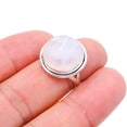 thumbnail image 3 of StarGems&reg; Natural Moonstone Handmade 925 Sterling Silver Ring 6 F0701, 3 of 7