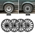 thumbnail image 1 of Moyeu de Roue, Structure Durable, Couvre-Roue, 4 Pcs, Facile à Utiliser pour Clio, 1 of 8