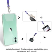 Universal Cell Phone Lanyard, Lanyard for Phone with Adjustable Nylon Neck Strap with Most Smartphones Phone Tether Can be Combined with Any Phone Case