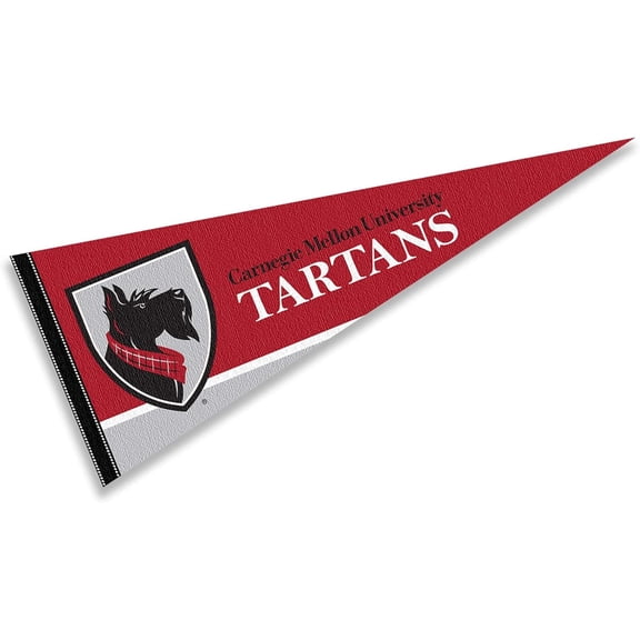 Carnegie Mellon University Tartans Pennant Flag