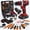 Red, variant on EZBY 21V Cordless Drill Set,Electric Power Drill Driver with 2 Batteries and Screw Kit,3/8" Keyless Chuck,2 Variable Speed, for Home Repair & DIY