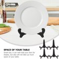thumbnail image 3 of 4Pcs Plastic Easels Plate Display Stands Picture Frame Stand Holder Portable Plate Easels, 3 of 8