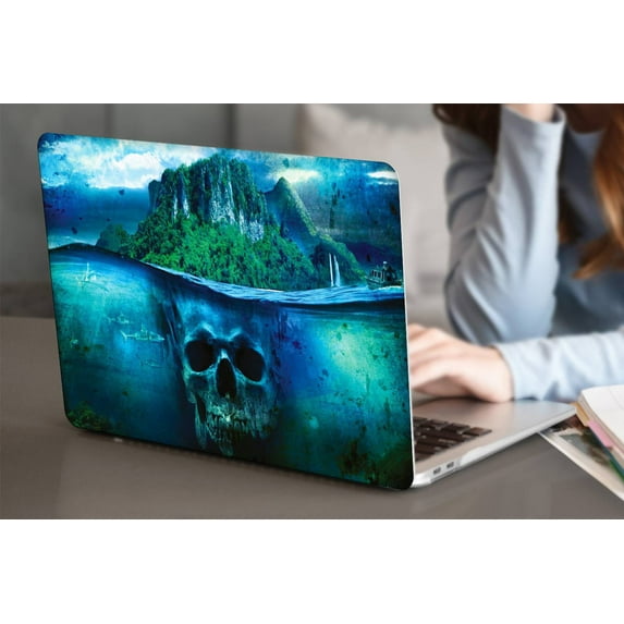 KSK KAISHEK Hard Shell Cover Compatible with MacBook Pro 14 inchs with Touch ID Type C + Black Keyboard Cover Model: M2 A2779 & A2442 M1 (Landscape 156)