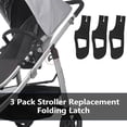 thumbnail image 6 of 3 Pack Compatible with Uppababy Cruz Stroller Replacement Folding Latch | Stroller Latch Repair Part | Easy to Install, 6 of 6