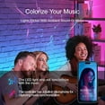 thumbnail image 3 of Led Lights for Bedroom 200 FT (2 Rolls 100 FT), with Remote and Application Control RGB Color Changing LED Strip Lights, Music Synchronization, Used for Room, Family, Party Decoration, 3 of 10