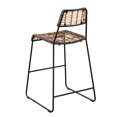 Sorida Pair of Stackable AllWeather Rattan Outdoor Counter Stools