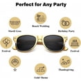 thumbnail image 5 of Sunglasses Bulk Classic Sunglasses Pack Costume Glasses Shades Cool Eyewear for Men & Women-4/8/10/20Pack, 5 of 6