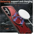 thumbnail image 2 of Funda Magnética para Samsung Galaxy S25 Funda con soporte [Compatible con MagSafe] Protección Militar contra Caídas Funda para teléfono TPU Suave Duradera a prueba de Golpes, 2 of 6