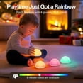 thumbnail image 4 of Baby Night Light for Nursery, Soft Silicone Tap Control Night Lamp with 8 Color Changing, Stepless Dimming, Rechargeable Portable Night Light for Kids, 1H-Timer, Warm Light for Breastfeeding, 4 of 4