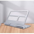 thumbnail image 1 of Support de Tablette Réglable, Support de Bureau Robuste Compatible avec des Tablettes comme iPad Pro 9.7, 10.5, 12.9 Air Mini 4 3 2, Kindle Fire, Tab, 1 of 5
