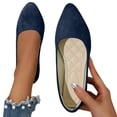 thumbnail image 4 of Womens Flats Shoes Casual Ladies Cute Ballet Flats Comfortable Walking Ladies Loafer Dressy Slip On Pointed Shoes, 4 of 4