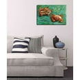 thumbnail image 2 of Epic Graffiti 'Two Crabs' by Vincent Van Gogh Canvas Wall Art, 12" x 18", 2 of 4