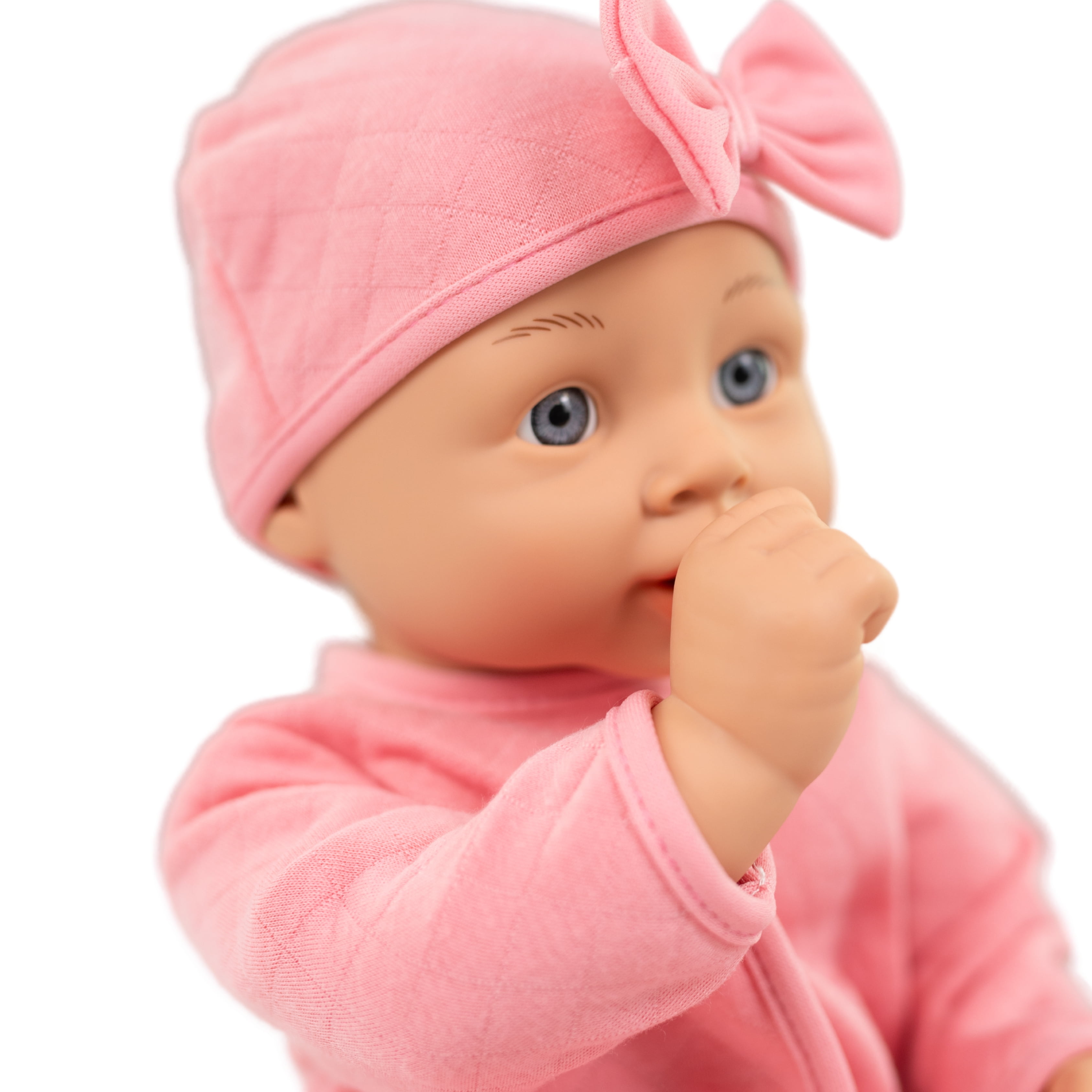 My Sweet Love Newborn Baby Doll Play Set, Rose Pink Outfit, 14-inch Doll, 8 Pieces Included