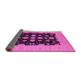 thumbnail image 2 of Ahgly Company Indoor Square Oriental Pink Industrial Area Rugs, 8' Square, 2 of 4