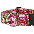 thumbnail image 6 of Country Brook Petz® 1 1/2 inch Deluxe Pink Paisley Dog Collar, Large, 6 of 6