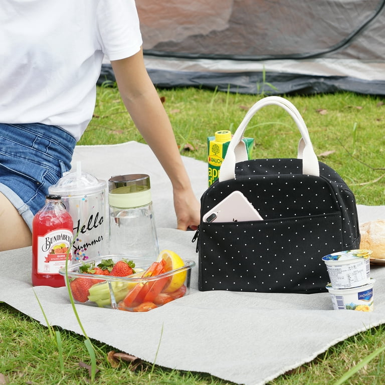 Canvas Lunch Bag With Strap — Hudson Crossing Park