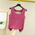thumbnail image 2 of Débardeur d'Hiver Sans Manches pour Femmes Élégant Col Rond Confortable Couleur Unie Régulier, 2 of 7